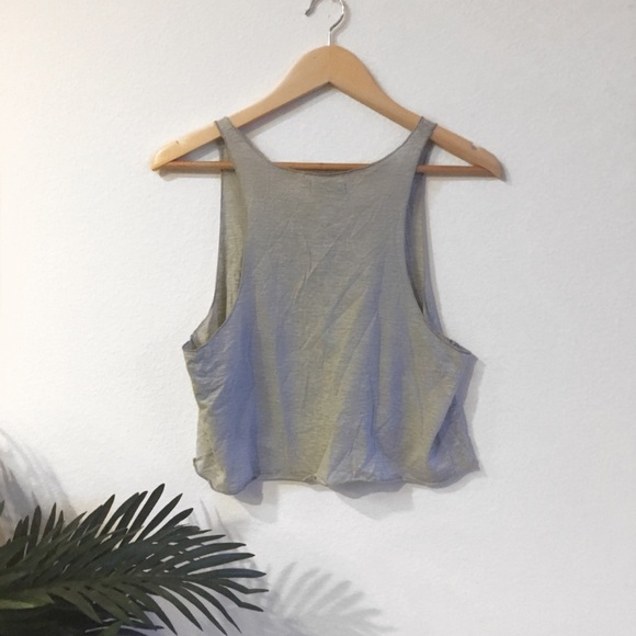 ADORABLE NEW MERMAID FLOWY CROP TOP - Picture 2 of 2